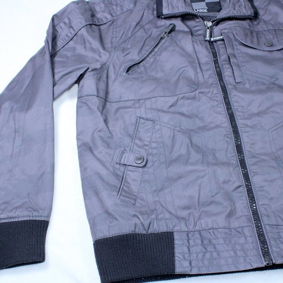 Men's D73 DENIM 73 Jacket, Grey Size L - Picture 5 of 13